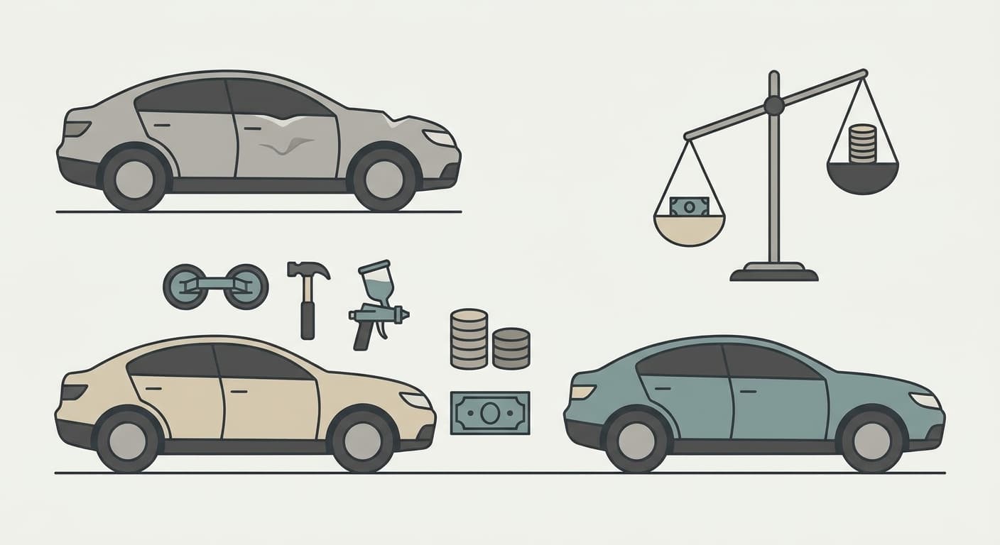 Car Dent Repair Cost: 2026 Averages by Dent Size & Method