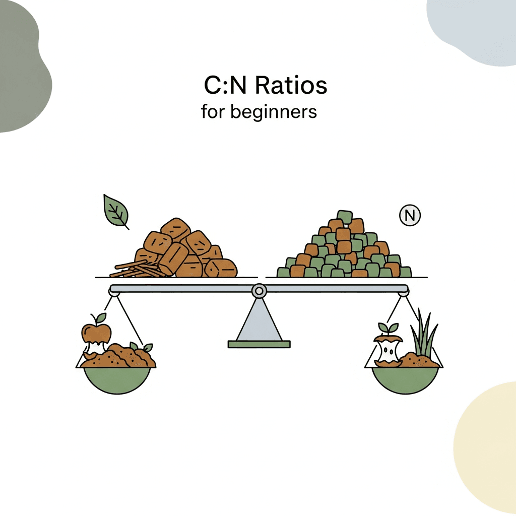 Composting for Beginners: C:N Ratios, Methods & Calculator Guide