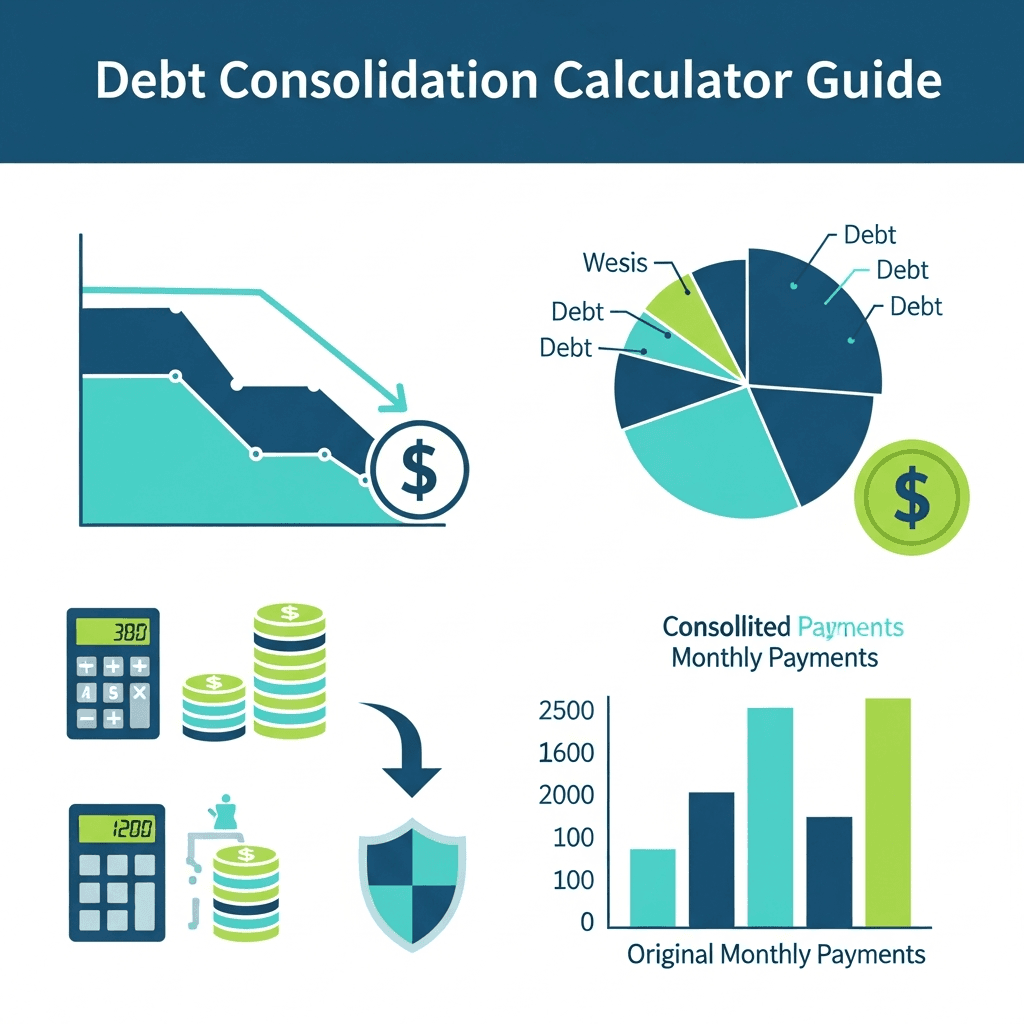 Debt Consolidation Calculator Guide: How to Combine Debts and Save