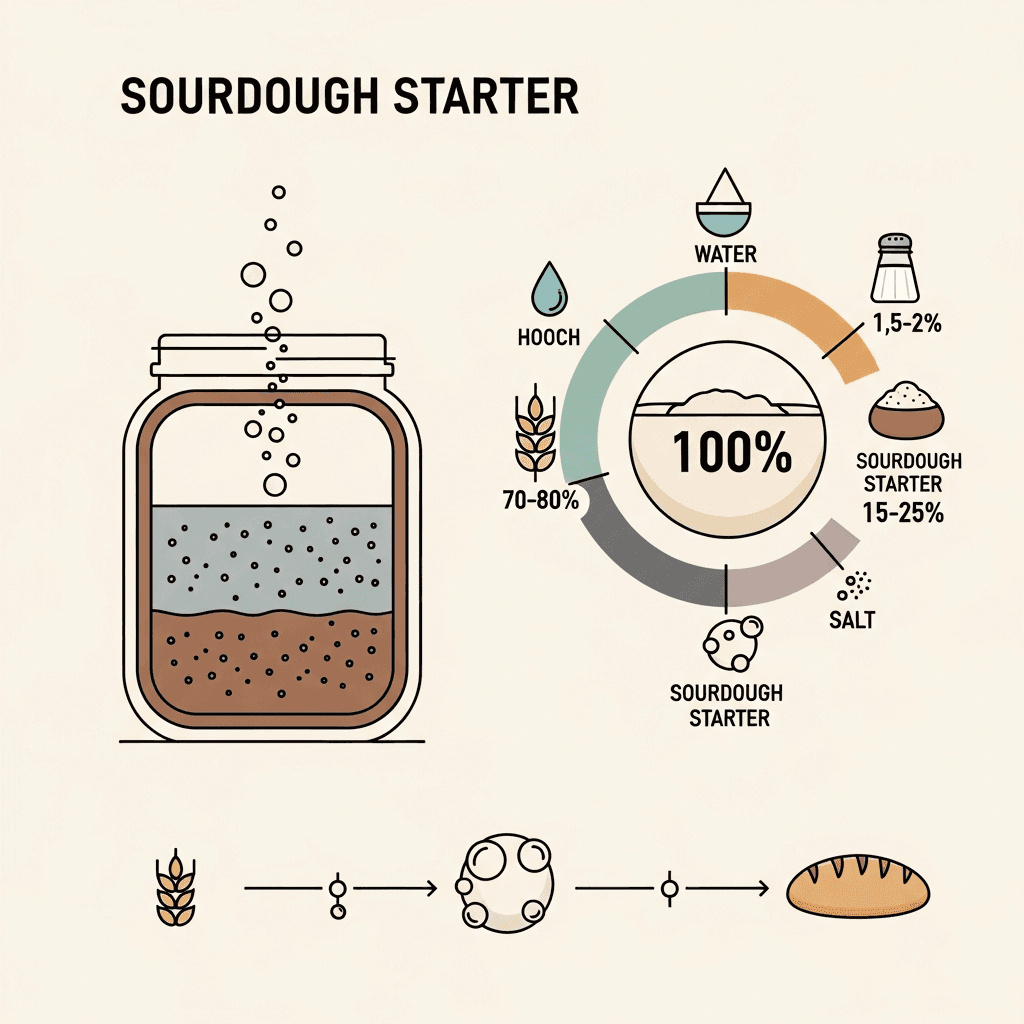 How Baker's Percentage Works: The Math and Science Behind Sourdough Fermentation