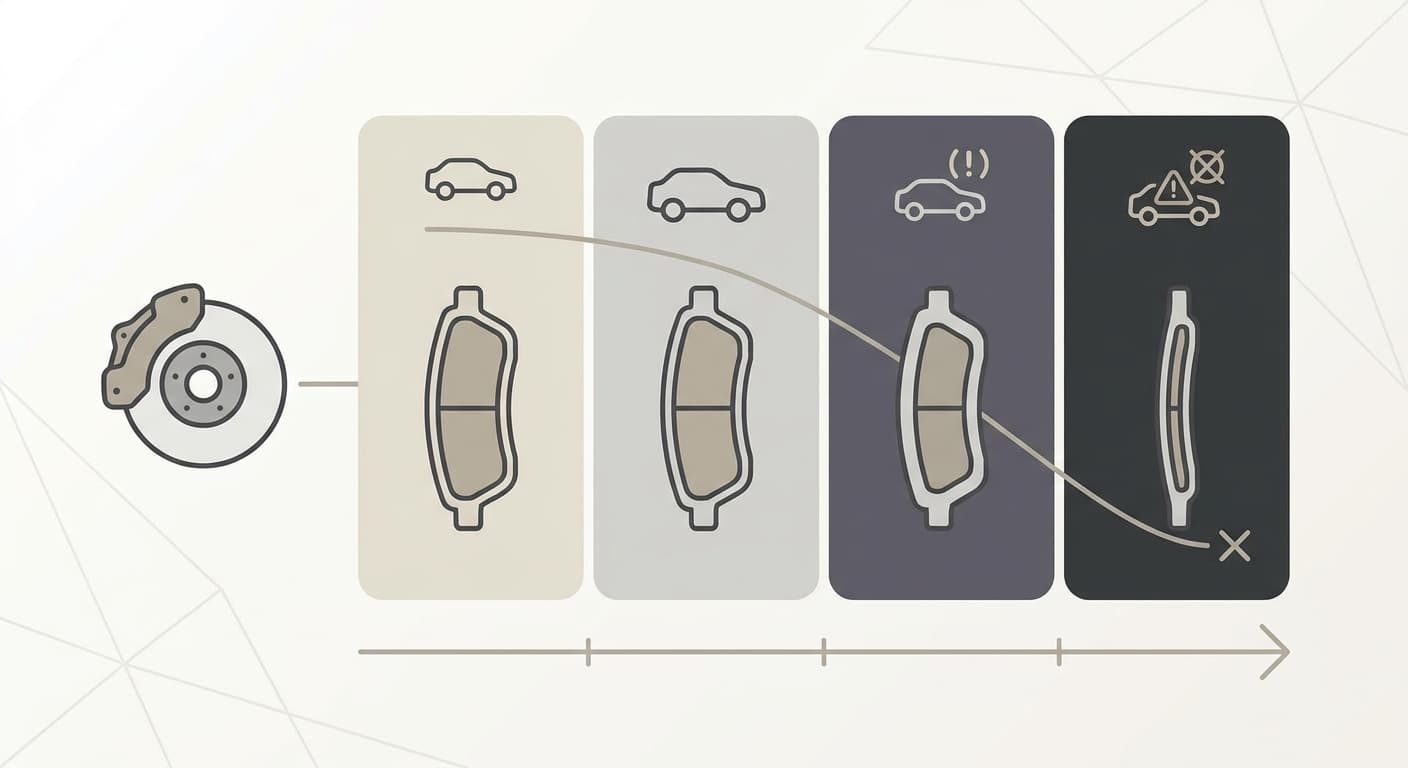 Brake Pad Mileage Chart 2026: How Long Pads Last by Material & Vehicle