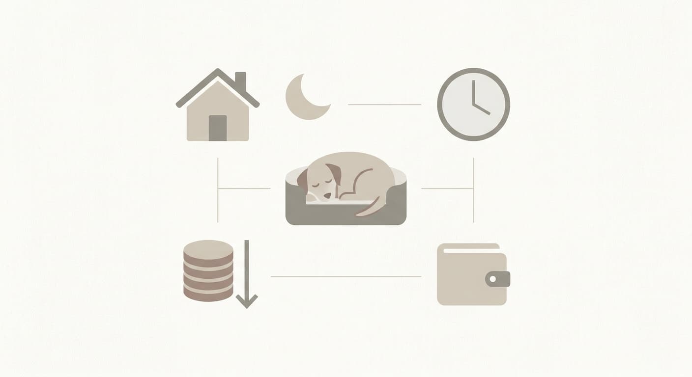 Overnight Dog Sitting Cost in 2026: Rover, Wag & In-Home Rates