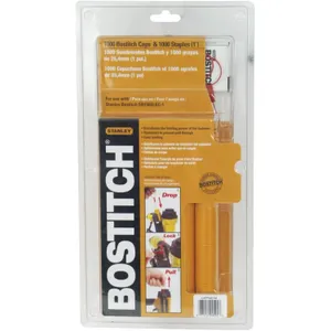 BOSTITCH Cap Staples 1000ct for House Wrap