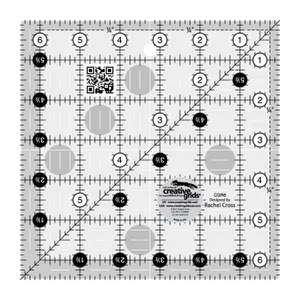 Creative Grids Quilt Ruler 6.5x6.5 inch Non-Slip