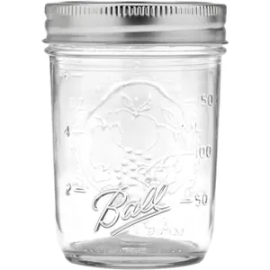 Ball Regular Mouth Mason Jars 8oz 12-Pack for Jams
