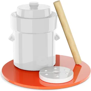 Humble House Sauerkrock 5L Ceramic Crock with Weights