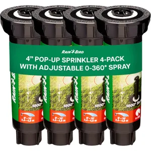 Rain Bird 1804VAN 4" Pop-Up Sprinkler Head 0-360 Arc 4-Pack