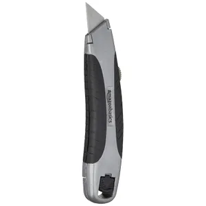 Amazon Basics Retractable Utility Knife 3 Blades