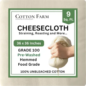 Cheesecloth Grade 90 Unbleached 9 Sq Ft 100% Cotton