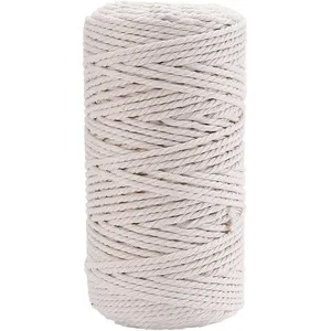 Macrame Cord 3mm Natural Cotton 218 Yards (200m)