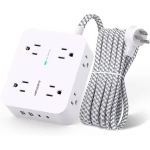 HANYCONY Surge Protector Power Strip 8 Outlets 4 USB