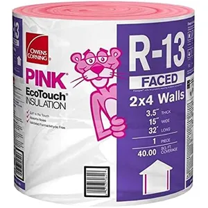 Owens Corning R-13 Pink Kraft Insulation Roll