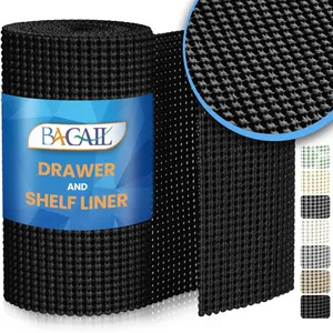 BAGAIL Shelf Liner 12" x 10ft Non-Adhesive Non-Slip