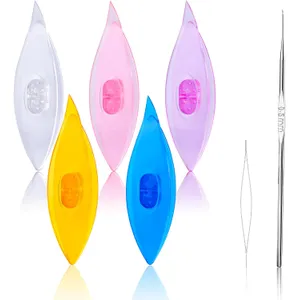 Tatting Shuttle Set 5-Pack Pointed Tip Assorted Colors