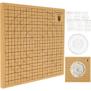 Macrame Board 12" Double-Sided with Pins & Grid Instructions