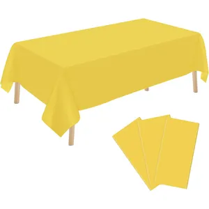 Disposable Tablecloths Plastic 6-Pack 54"x108"